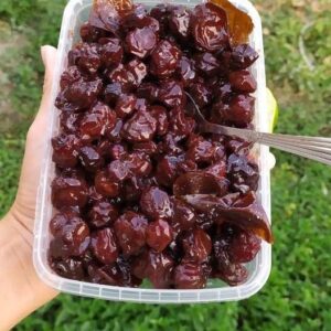 ترشک آلوچه جنگلی ترش با تیکه های لواشک ترش